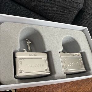 Silver Keepsake Box Set “Jack’s 1st” tooth and curl